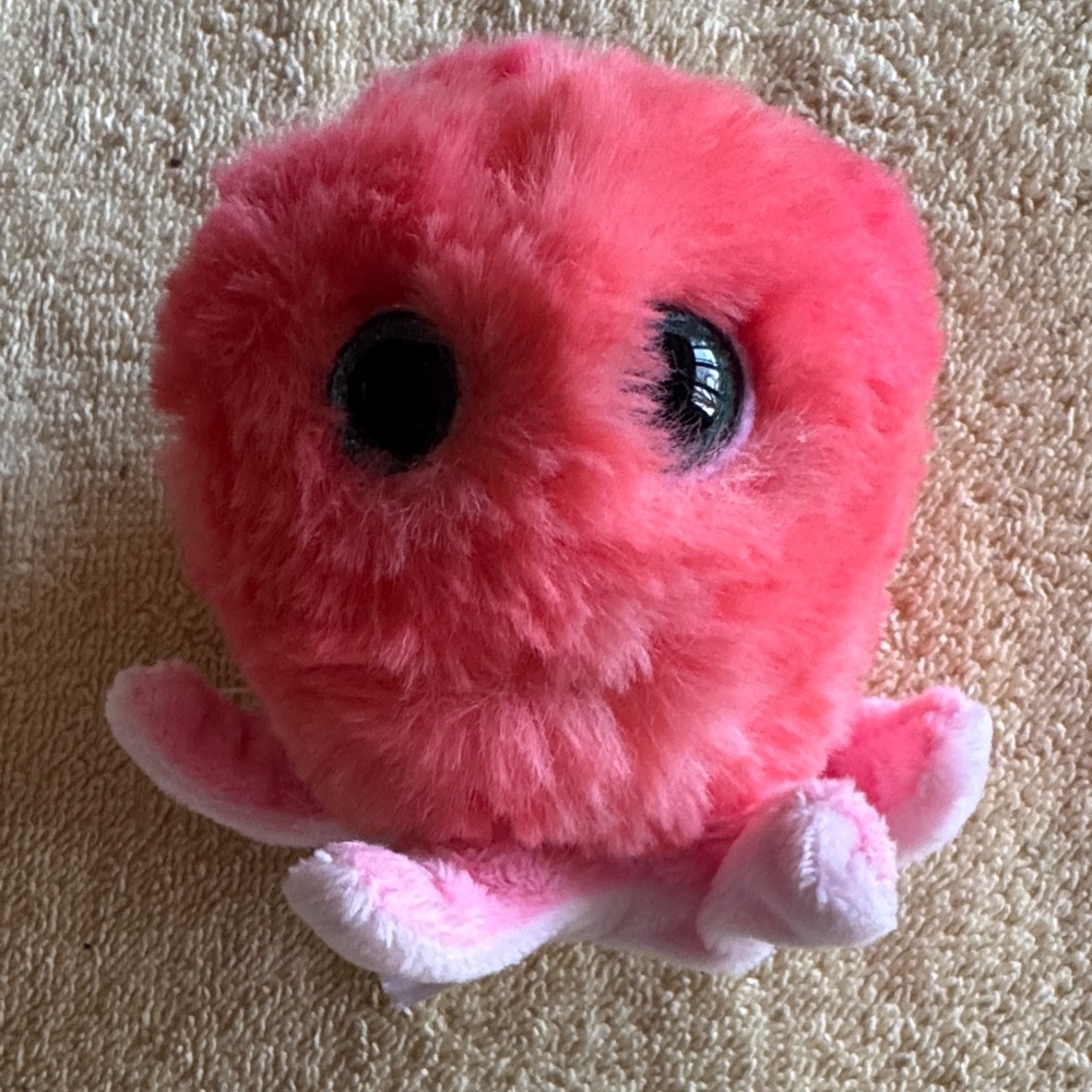 Ty Puffies "Sheldon" the Octopus plush